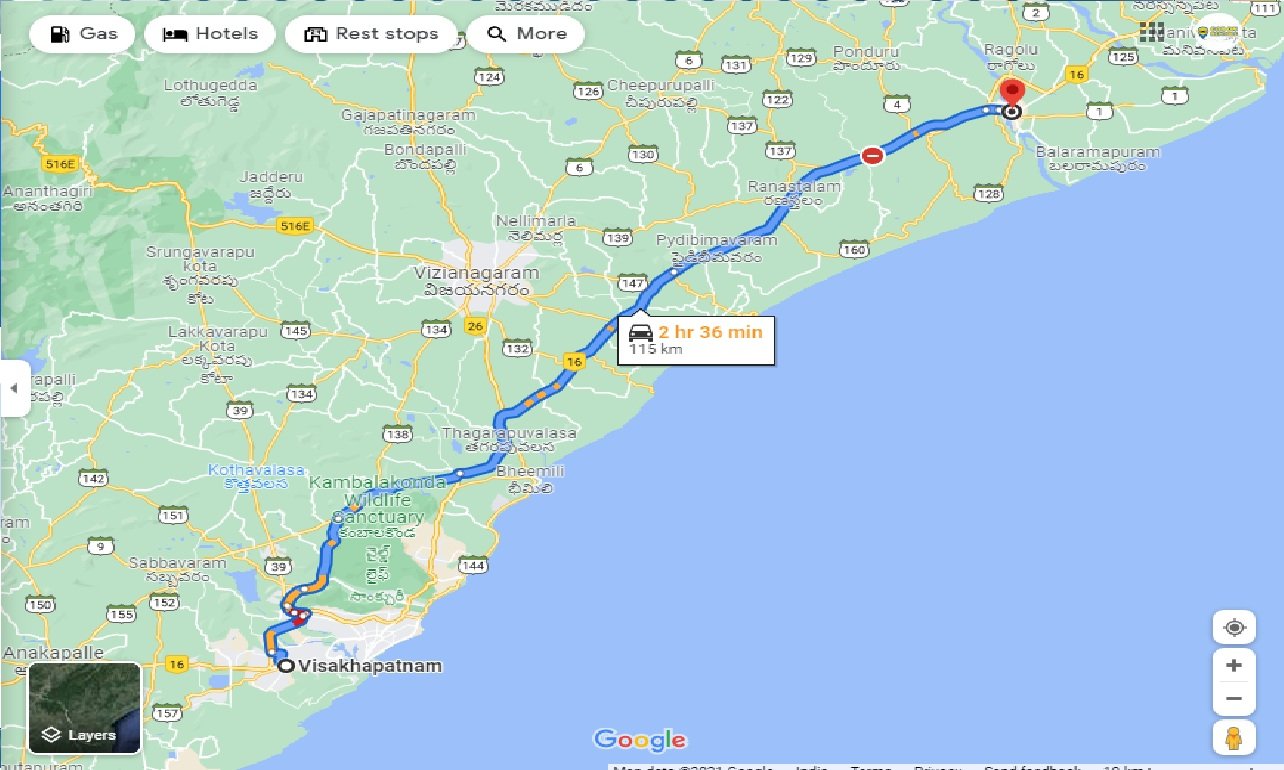 Visakhapatnam-To-Srikakulam-Cabs