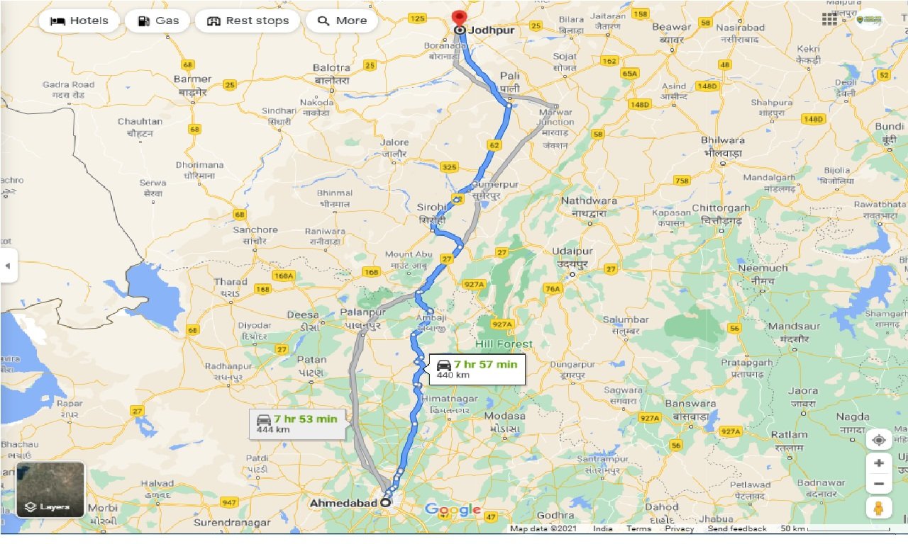 Jodhpur Distance From Ahmedabad Caronrentals-Ahmedabad To Jodhpur Taxi Round Trip | Book Car On Rent