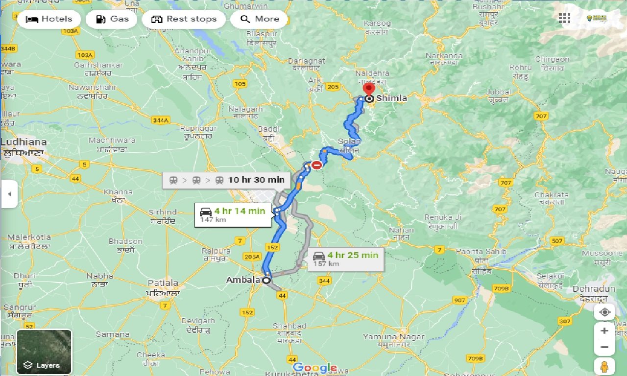 ambala-to-shimla-one-way