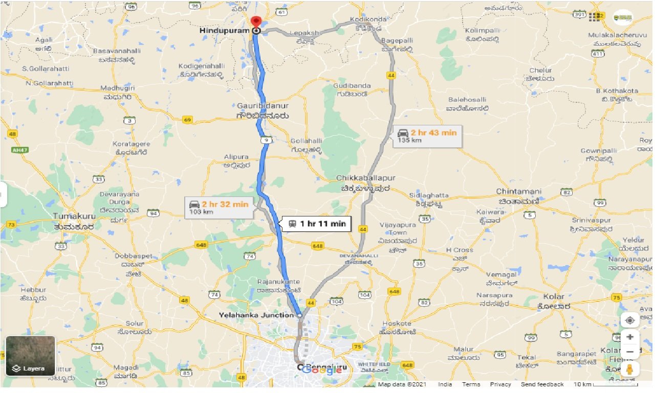 Bangalore To Hindupur Distance By Road Arlena Nataline