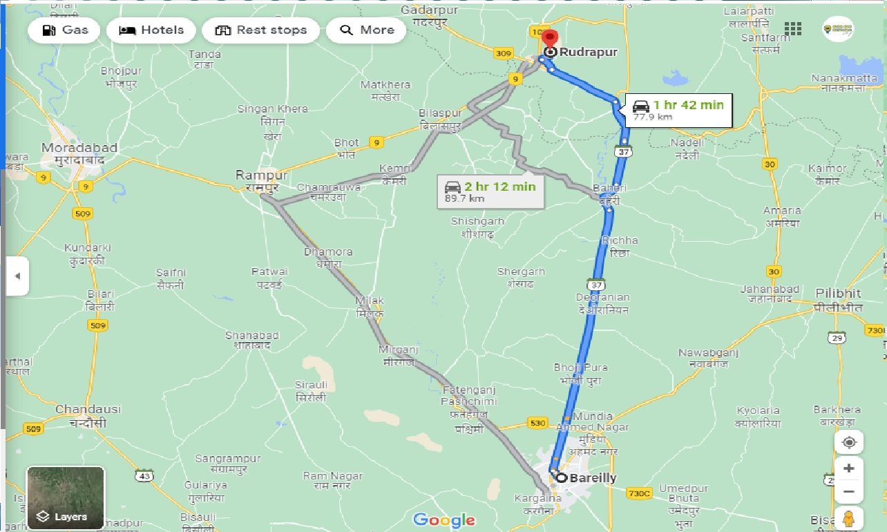 bareilly-to-rudrapur-one-way