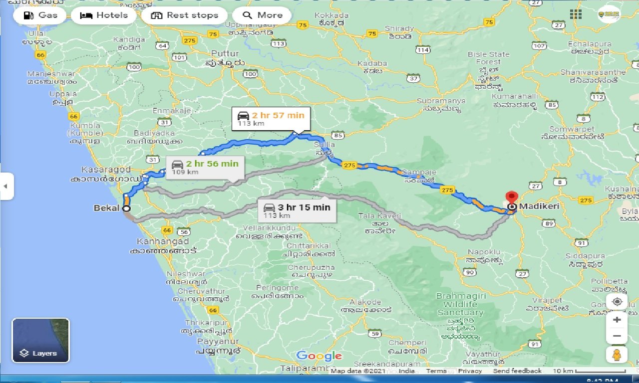 bekal-to-coorg-one-way