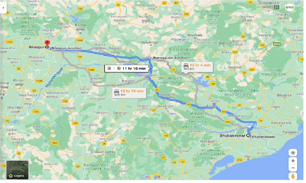 bhubaneswar-to-bilaspur-taxi