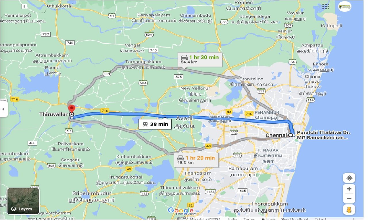 chennai-to-thiruvallur-round-trip