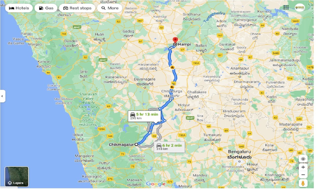 chikmagalur-to-hampi-one-way