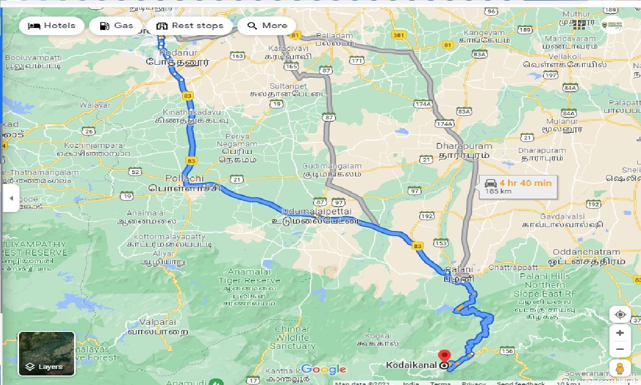 coimbatore-to-kodaikanal-one-way