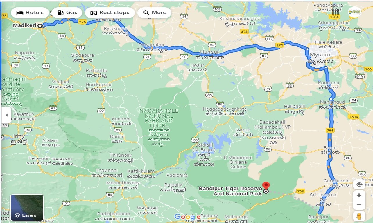 coorg-to-bandipur-one-way