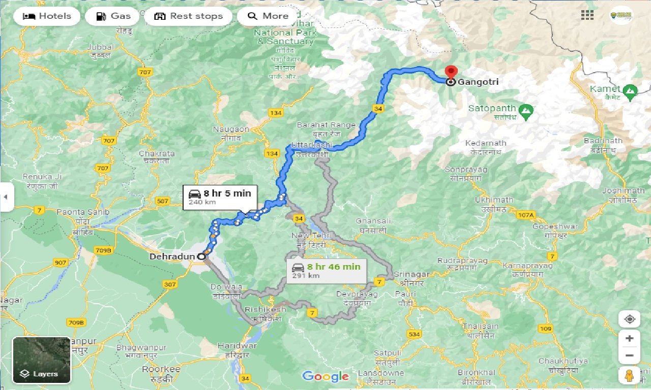 dehradun-to-gangotri-round-trip