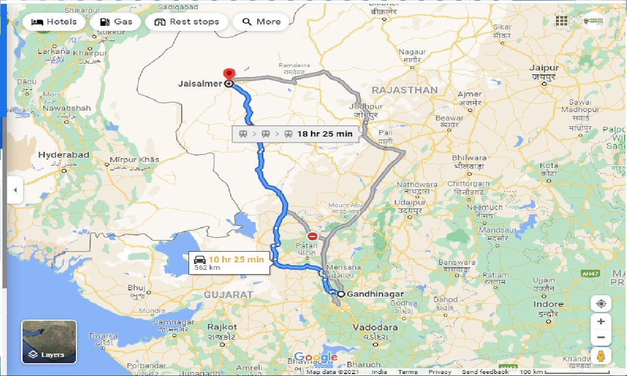gandhinagar-to-jaisalmer-round-trip