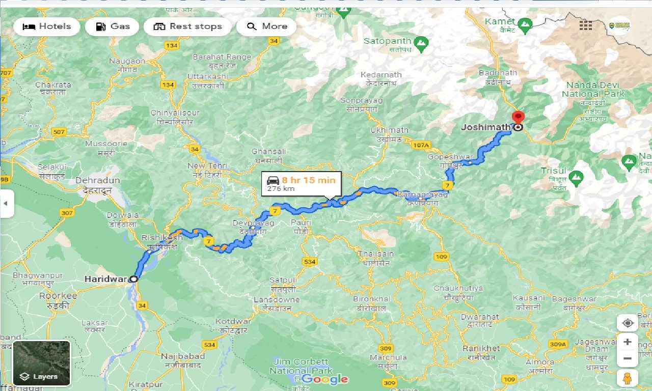 haridwar-to-joshimath-round-trip