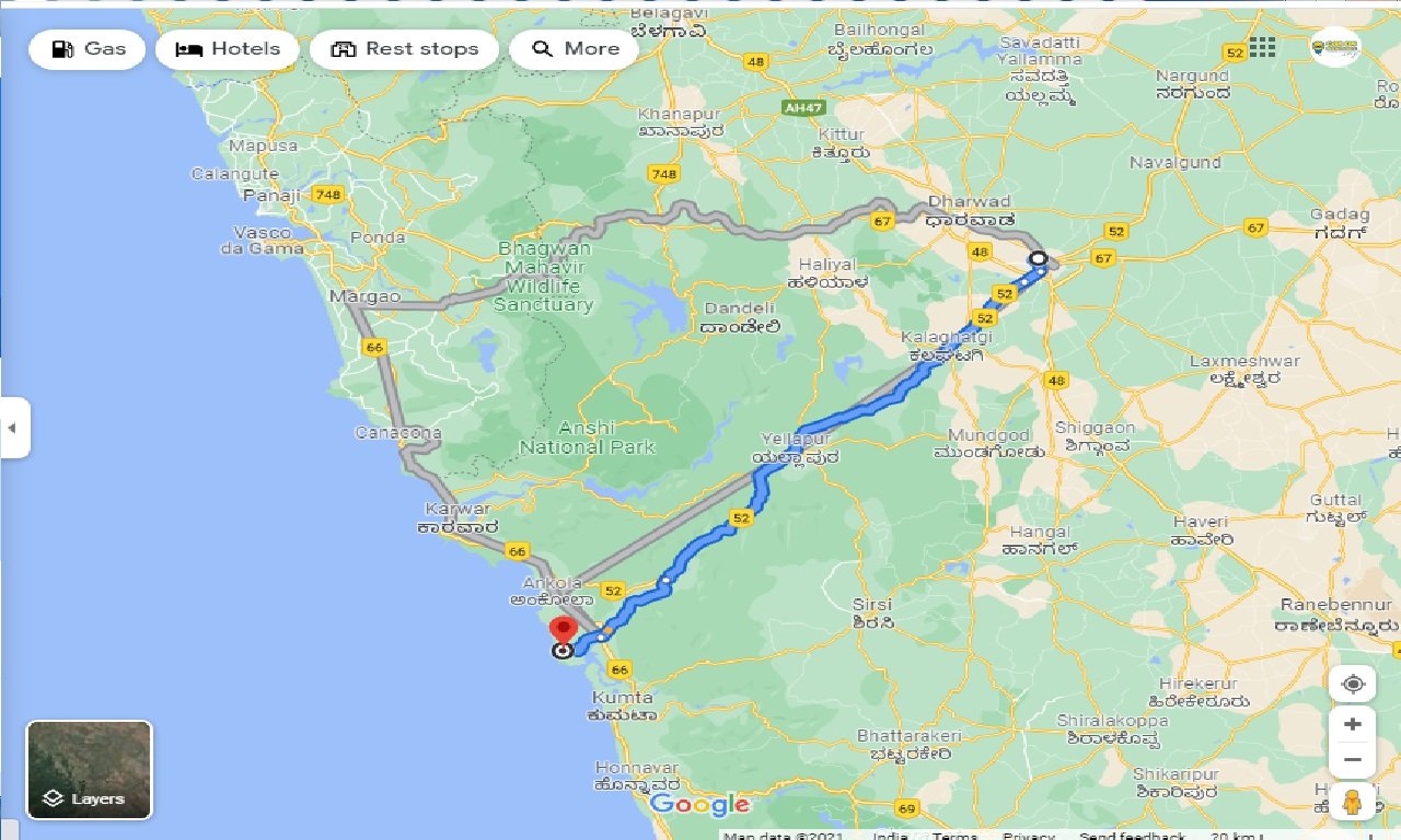 hubli-to-gokarna-round-trip