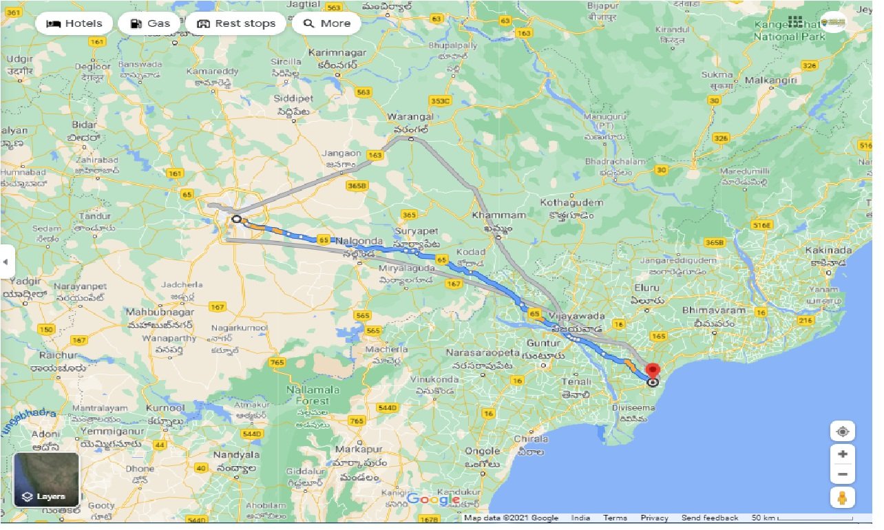 Distance From Hyderabad To Machilipatnam Caronrentals-Hyderabad To Machilipatnam Taxi One Way | Book Car On Rent