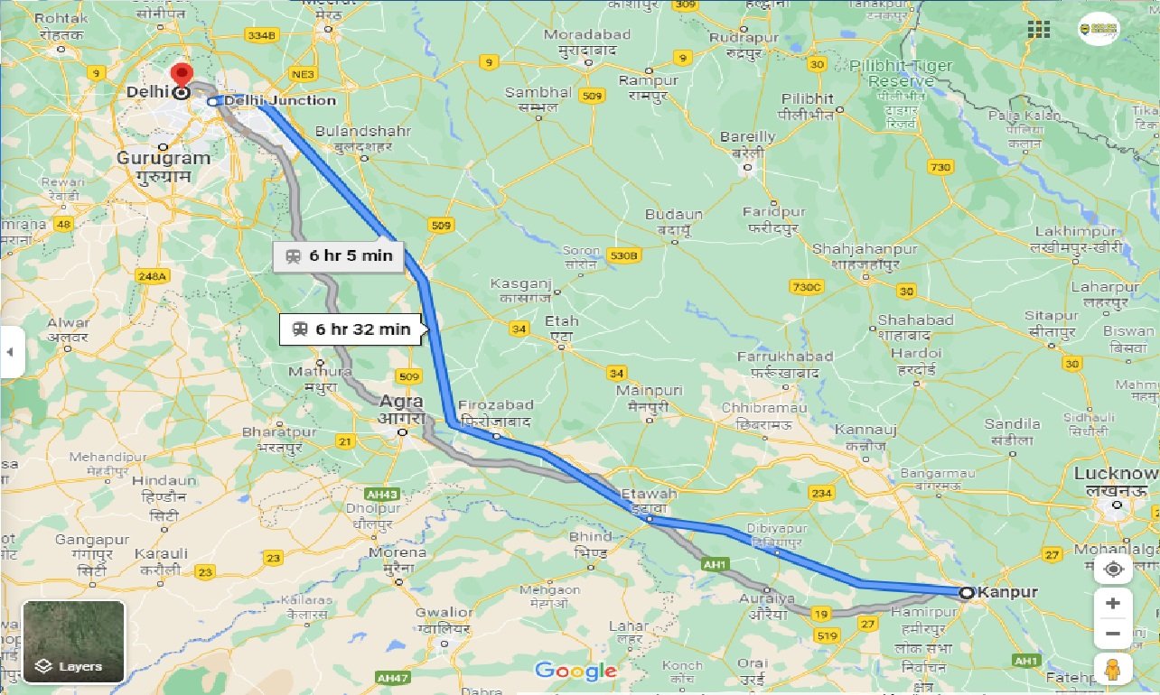 kanpur-to-delhi-round-trip