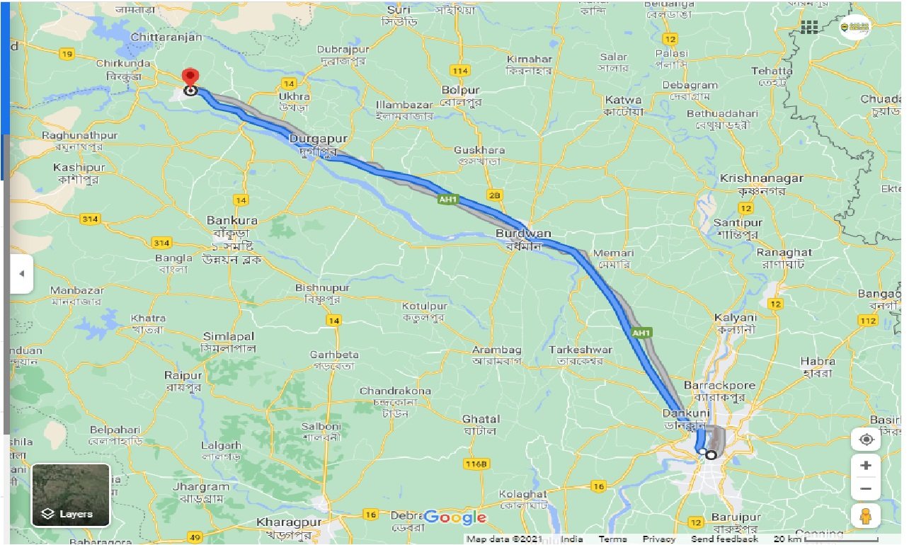 Kolkata To Asansol Distance By Road Caronrentals-Kolkata To Asansol Round Trip | Book Car On Rent