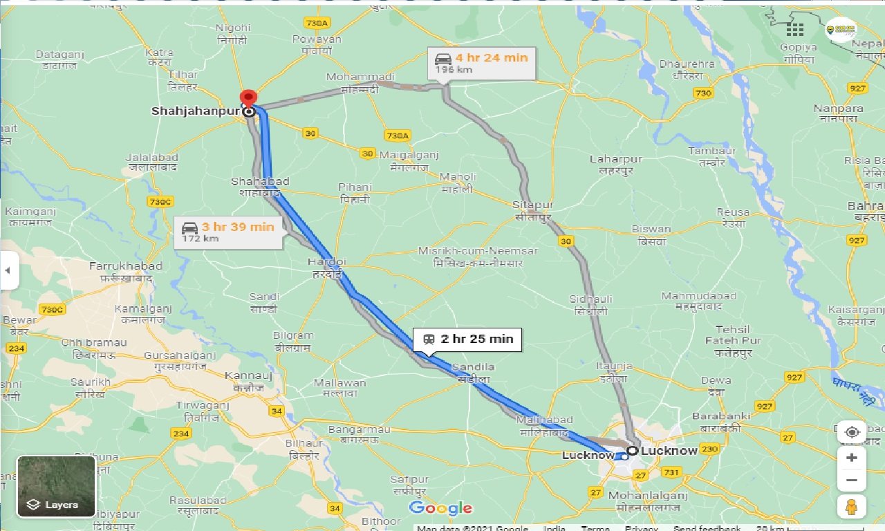 lucknow-to-shahjahanpur-one-way
