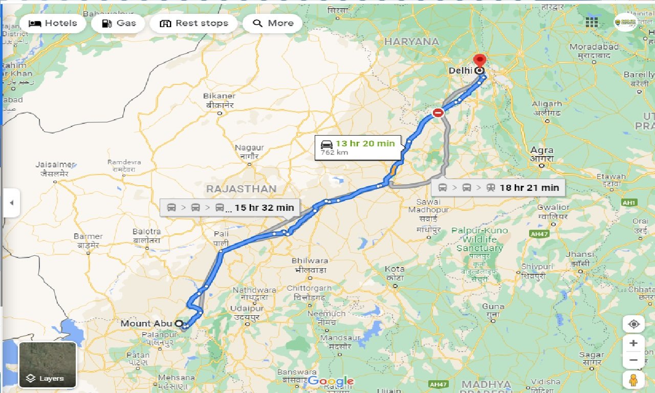 mount-abu-to-delhi-round-trip