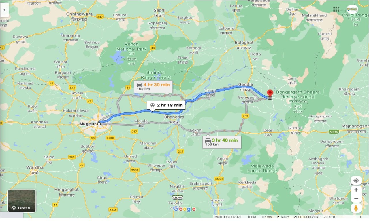 nagpur-to-amgaon-one-way