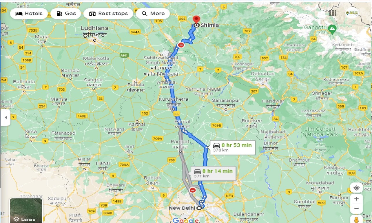 new-delhi-to-shimla-round-trip