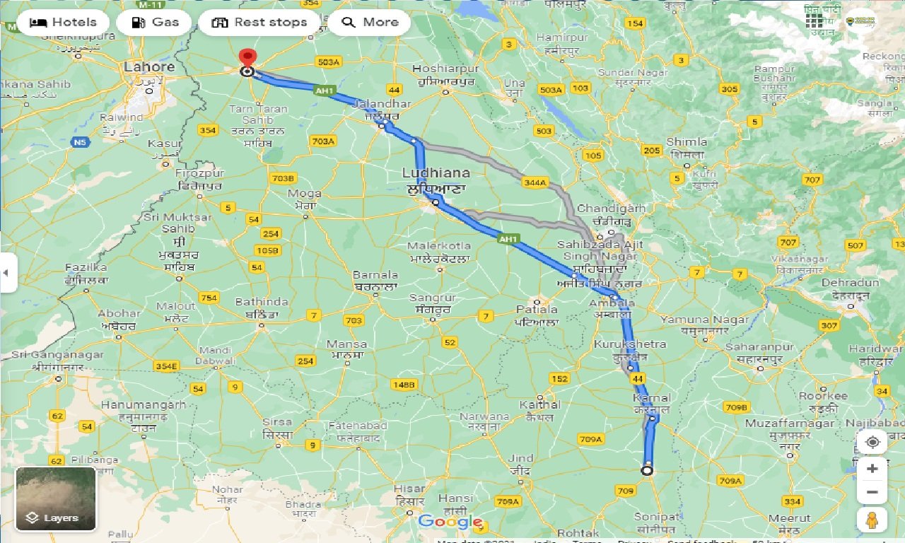 panipat-to-amritsar-one-way