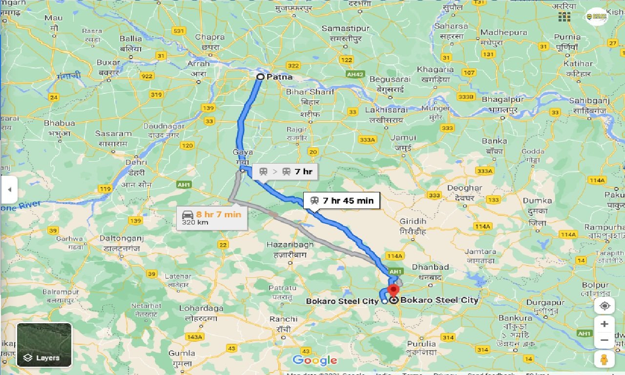 patna-to-bokaro-steel-one-way