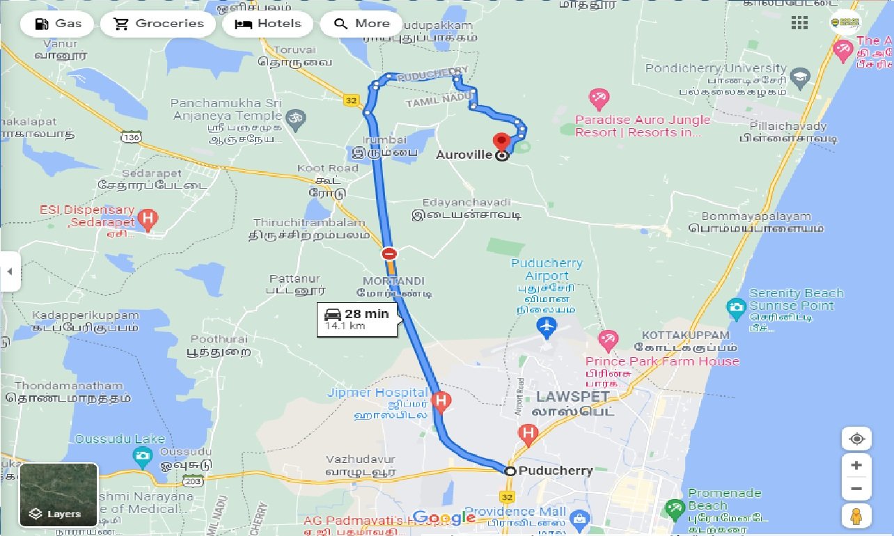 pondicherry-to-auroville-round-trip