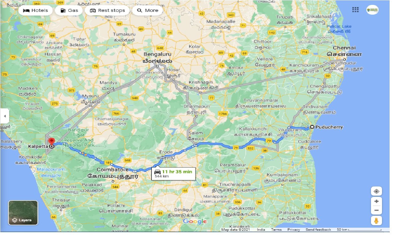pondicherry-to-kalpetta-one-way