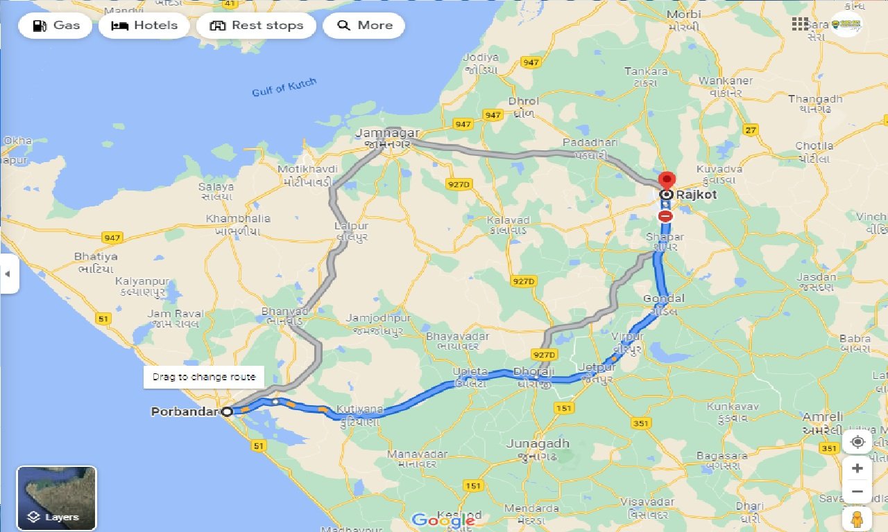 porbandar-to-rajkot-one-way