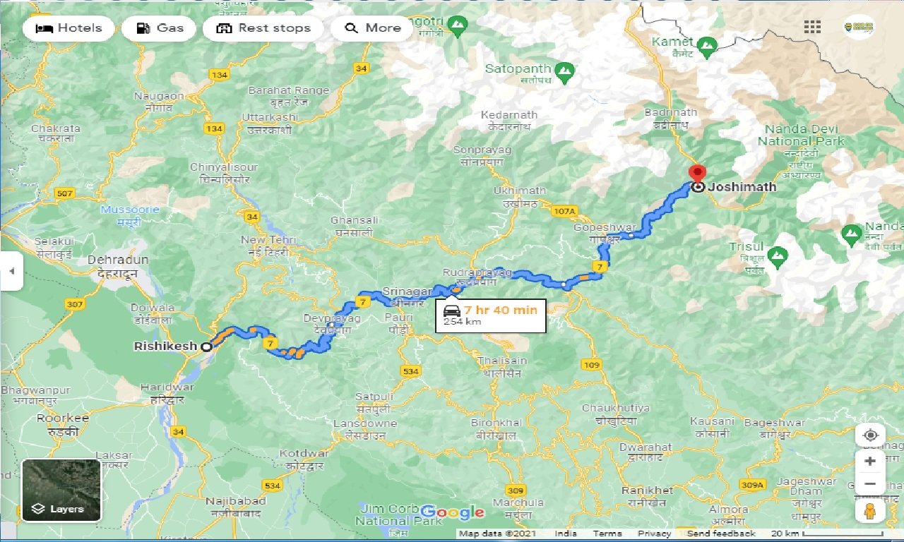 rishikesh-to-joshimath-one-way