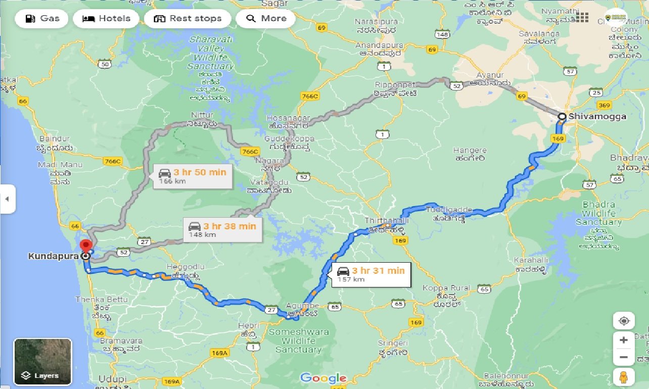 shimoga-to-kundapur-round-trip