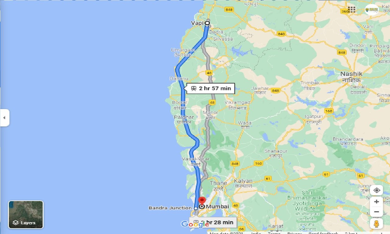 vapi-to-mumbai-one-way