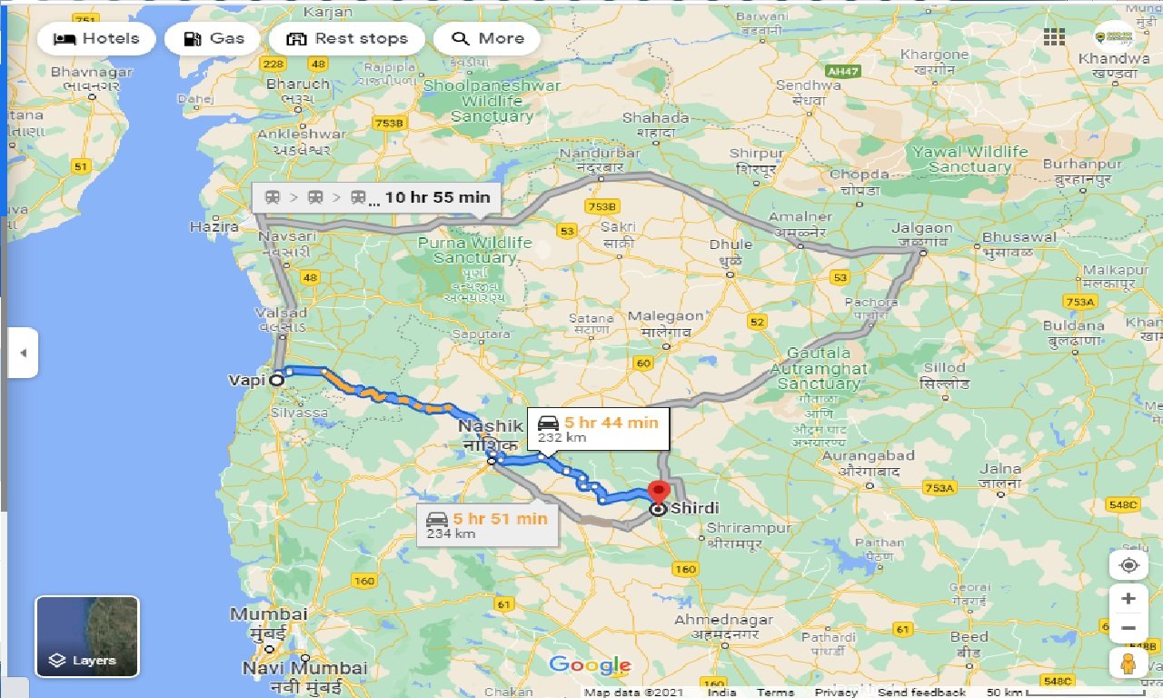 vapi-to-shirdi-round-trip