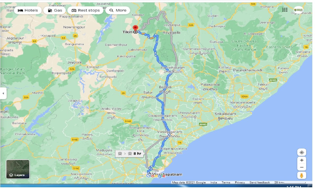 visakhapatnam-to-tikiri-one-way