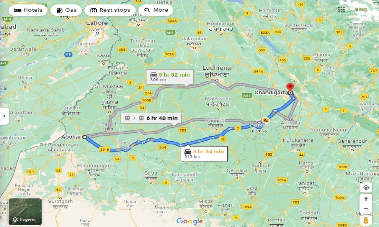abohar-to-chandigarh-round-trip