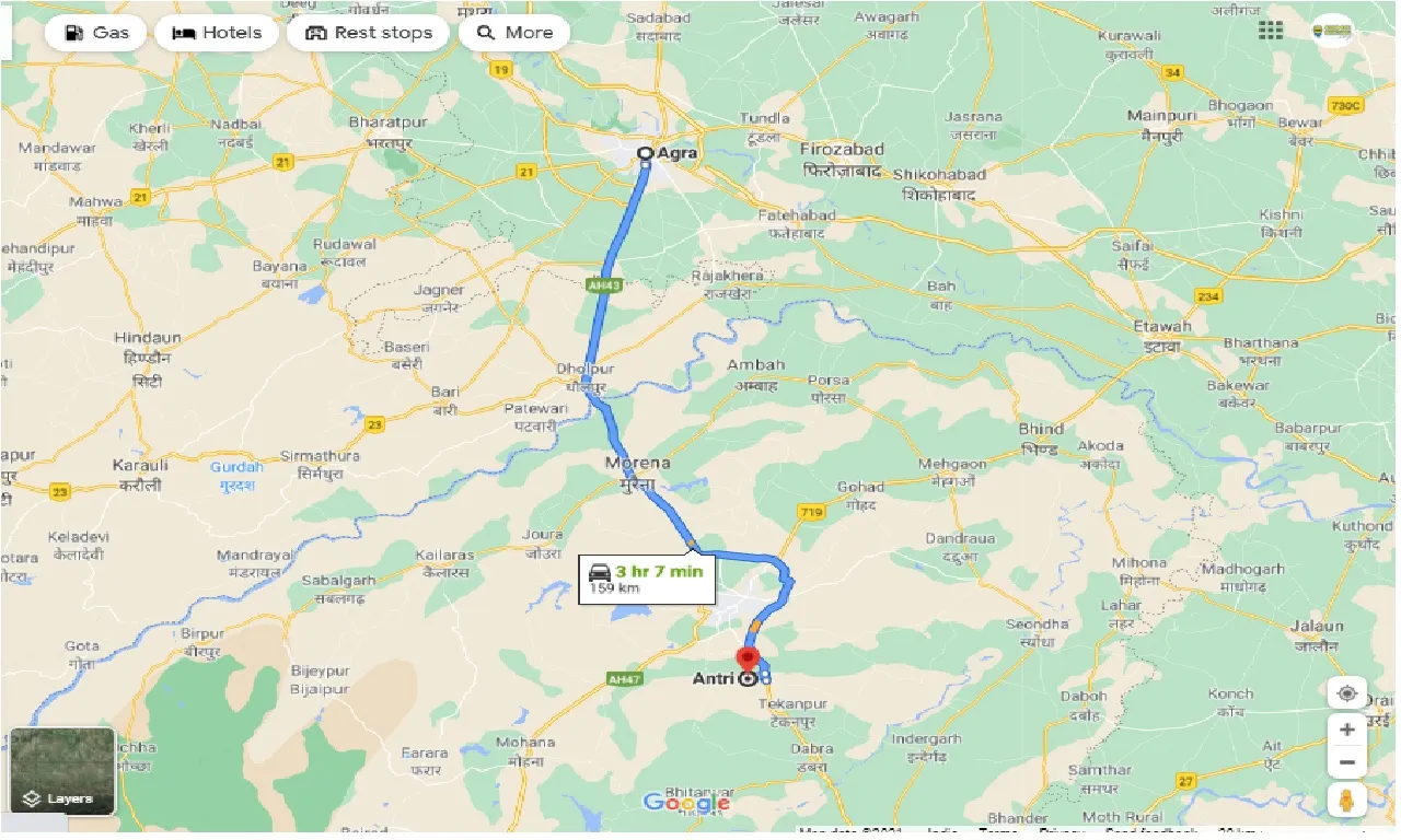 agra-to-antri-taxi