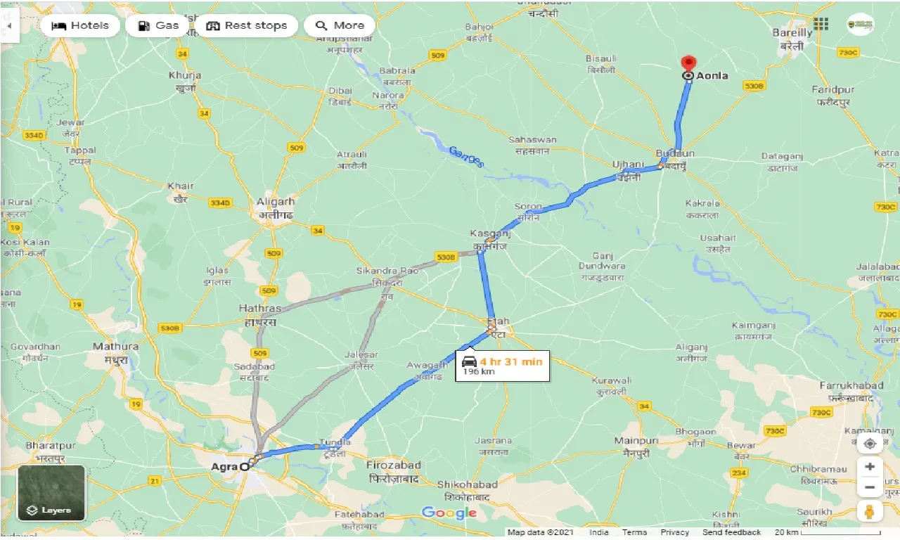 agra-to-aonla-one-way