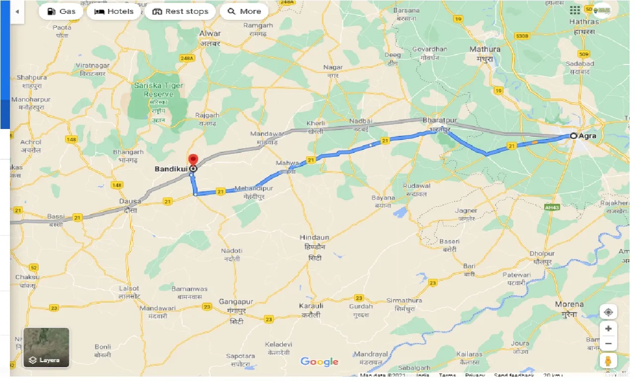 agra-to-bandikui-taxi