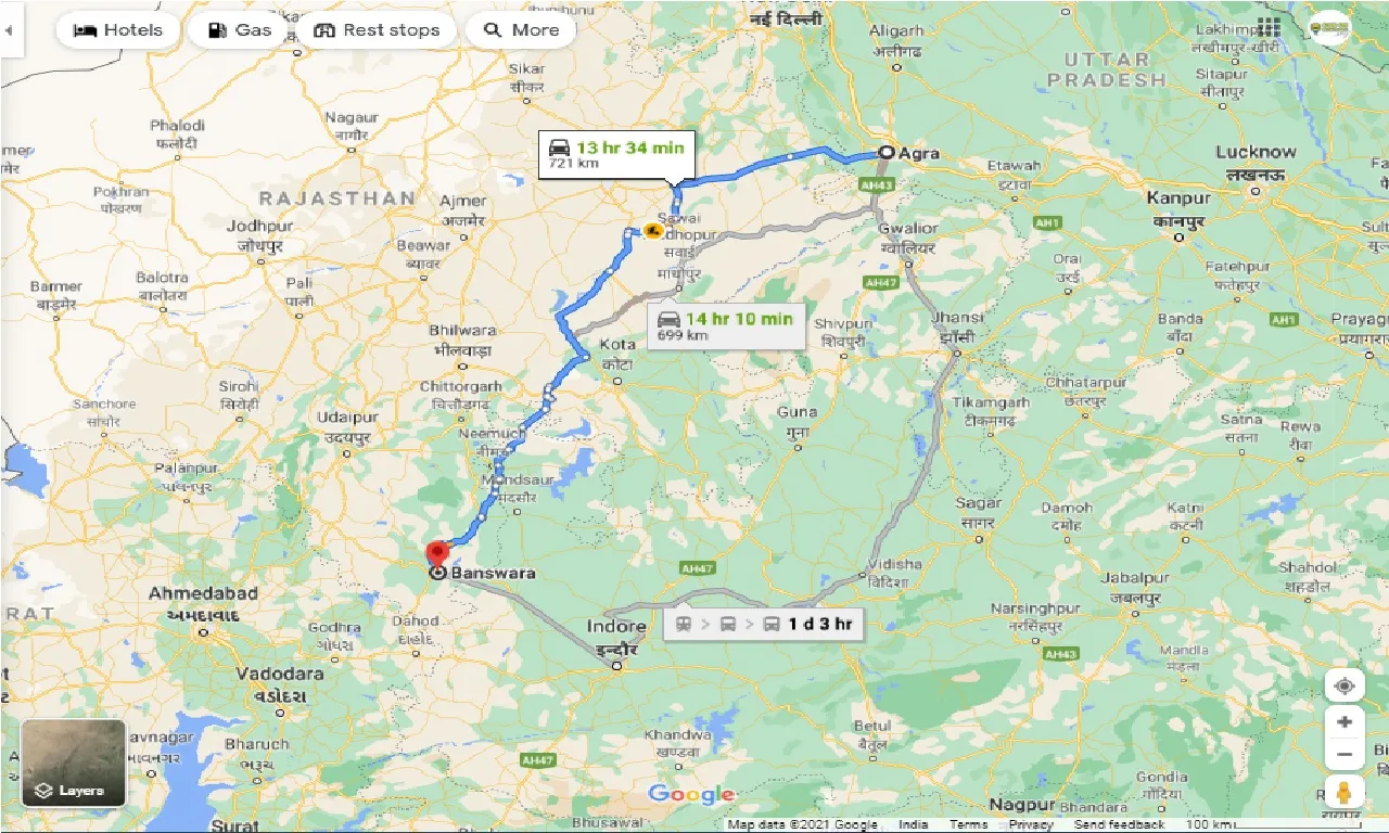 agra-to-banswara-taxi