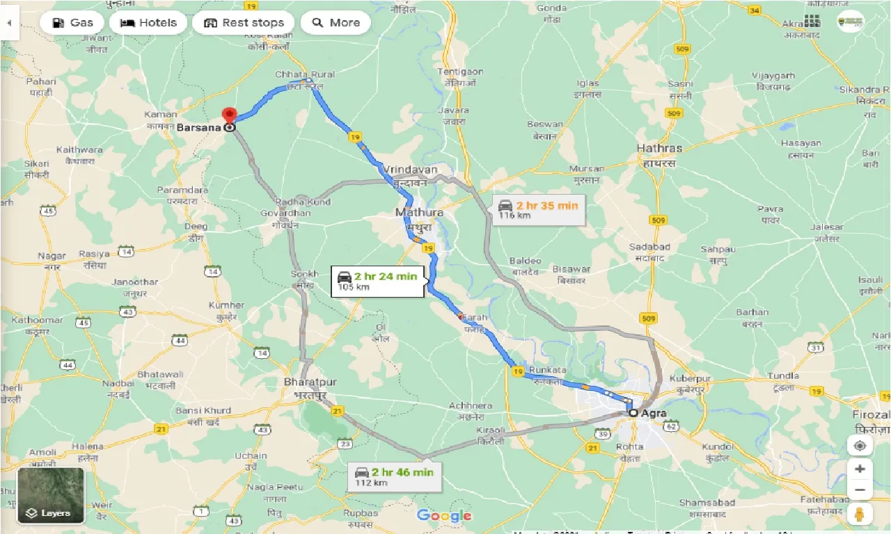 agra-to-barsana-taxi