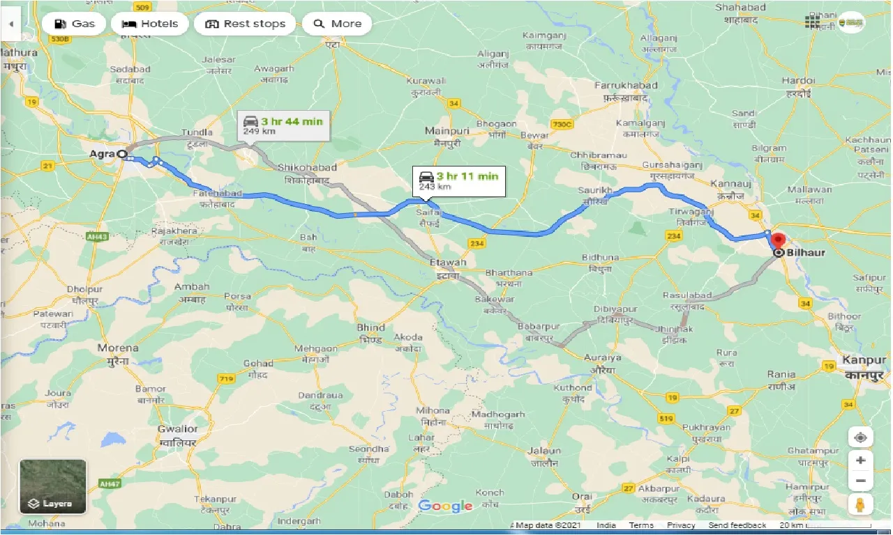 agra-to-bilhaur-one-way