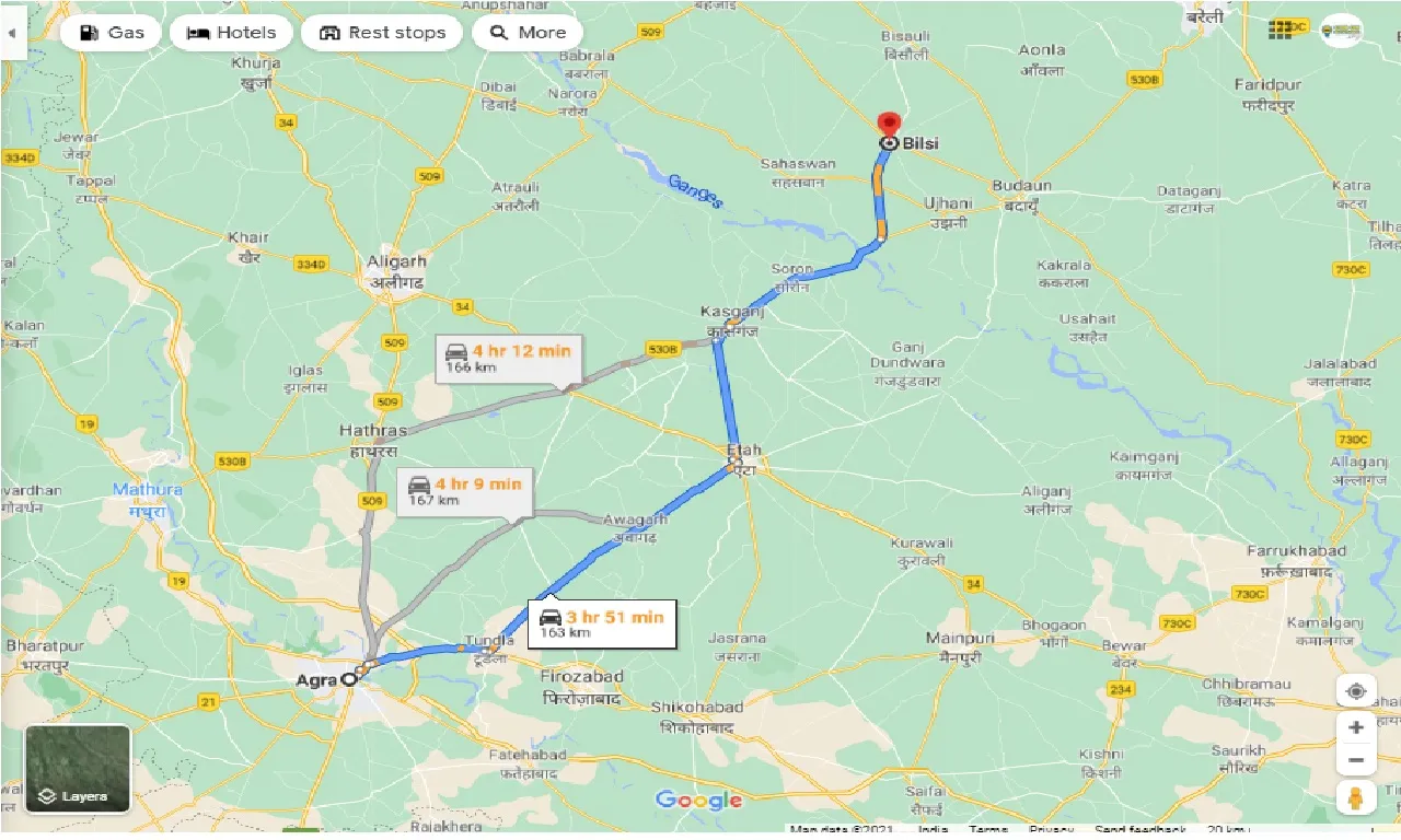 agra-to-bilsi-one-way