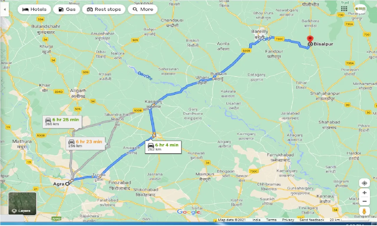 agra-to-bisalpur-one-way