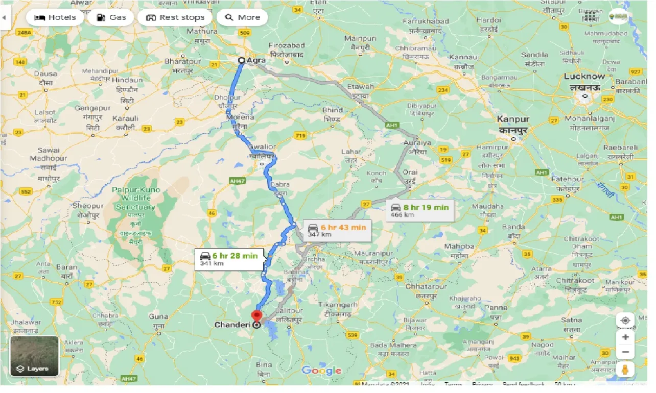 agra-to-chanderi-taxi