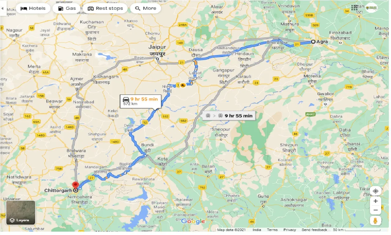 agra-to-chittorgarh-taxi