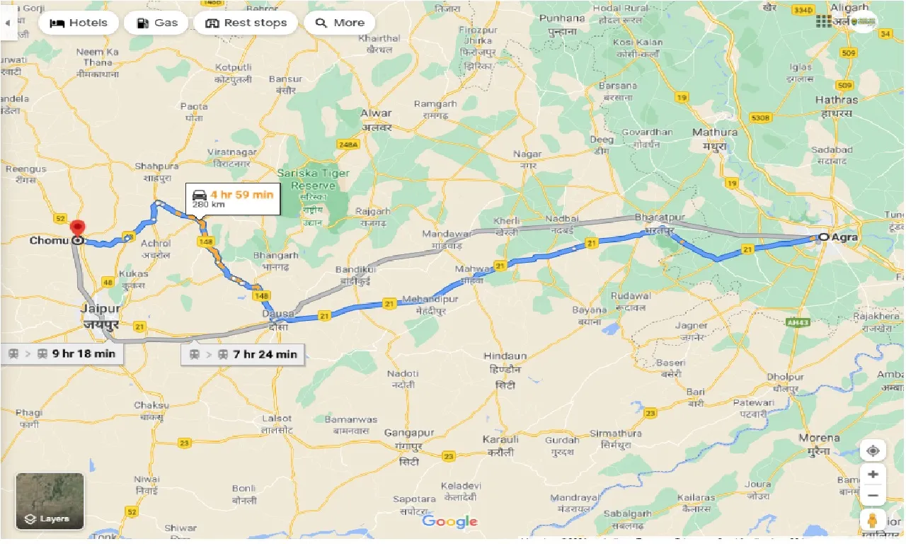 agra-to-chomu-taxi