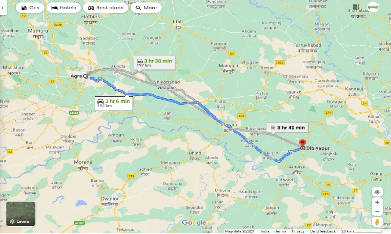 agra-to-dibiyapur-taxi