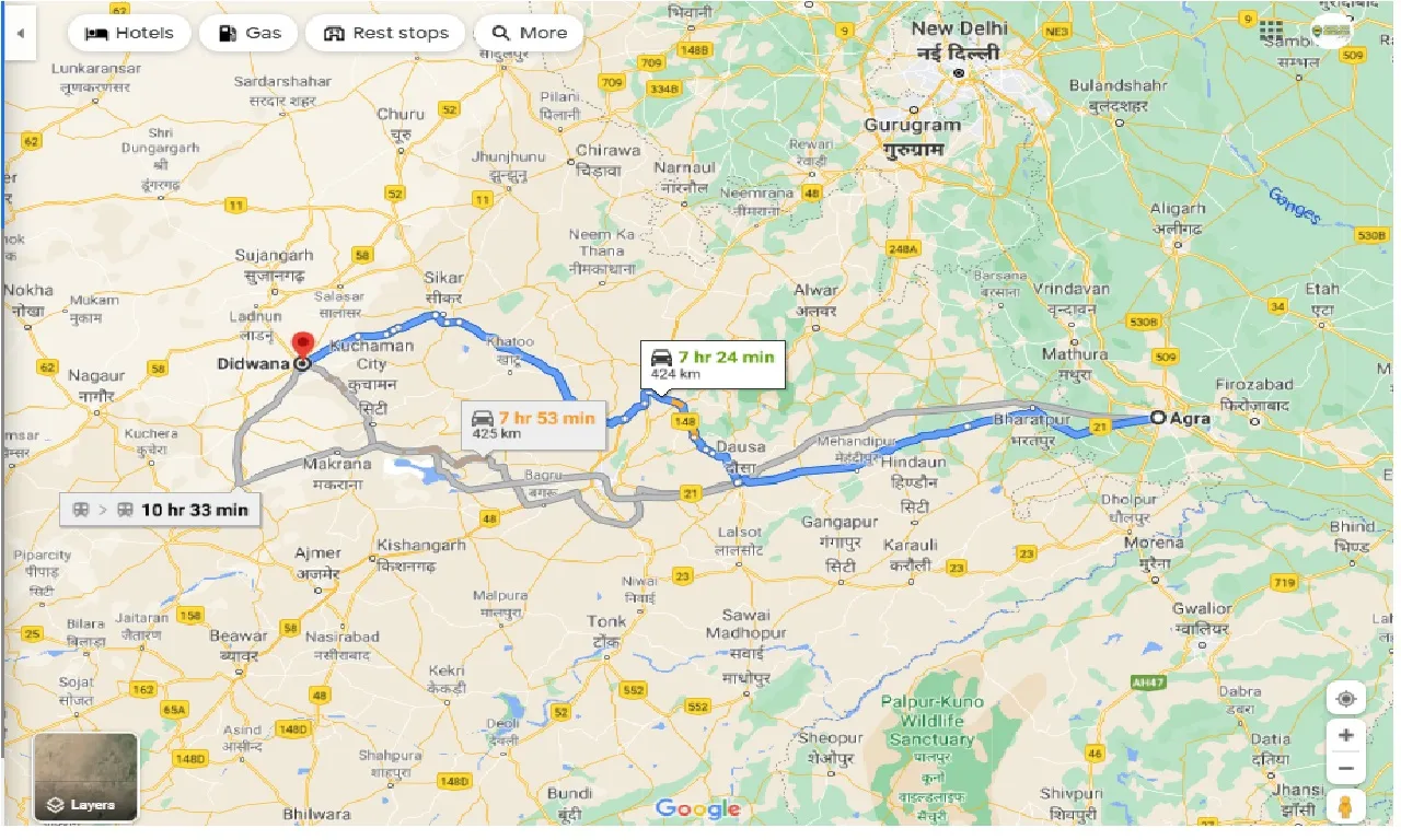 agra-to-didwana-taxi