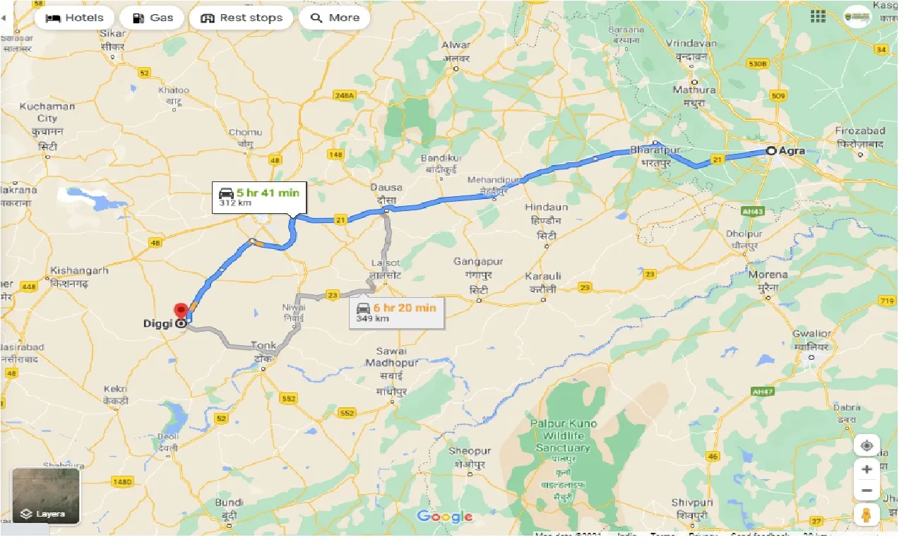 agra-to-diggi-taxi