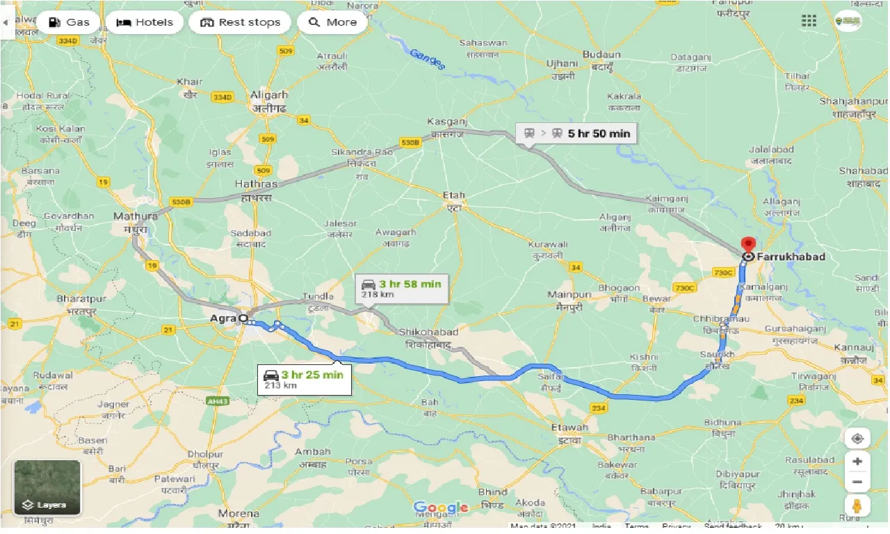 agra-to-farrukhabad-one-way