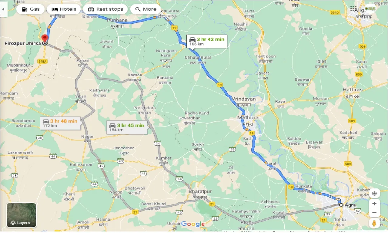 agra-to-firozpur-jhirka-one-way