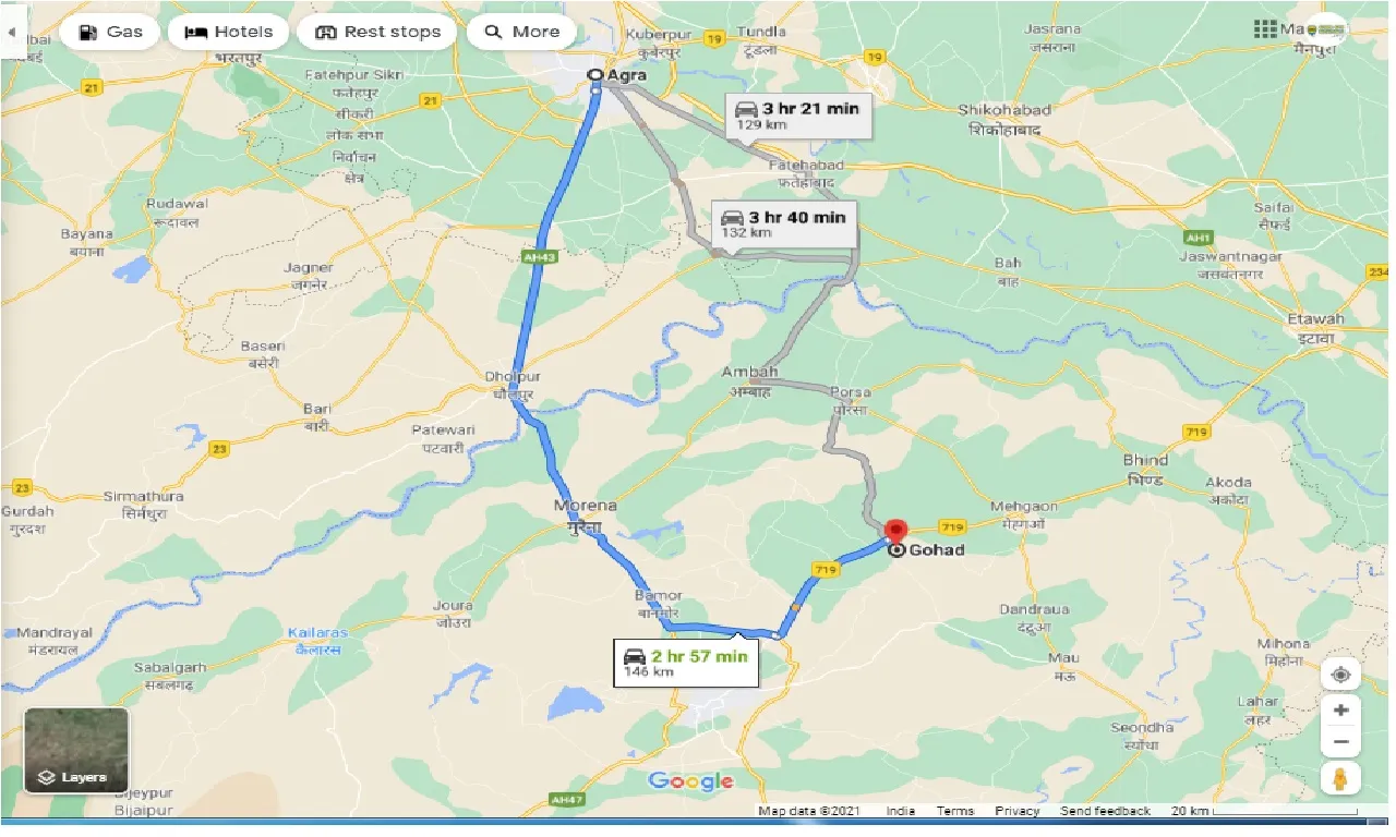 agra-to-gohad-taxi
